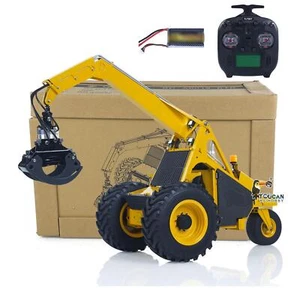LESU 1/14 AOUE 225A RC Hydraulic Wood Loader 4CH Valve Wheeled RTR Car Model - Picture 1 of 24