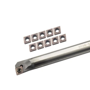 HSS H16Q-SCLCR09 16mm CNC Lathe Internal Turning Tool Holder + 10Pcs CCMT09T304 - Picture 1 of 3