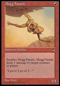 *MRM* ENGLISH Mogg Fanatic (Mogg fanatique) MTG TMP - Picture 1 of 1
