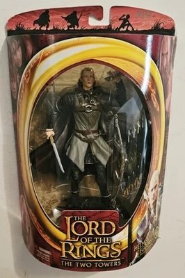 Figura de acción Toy Biz 2002 El Señor de los Anillos Las Dos Torres Timón Profundo Legolas  Foto 1 de 4