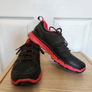 Zapatillas Nike Flex Trail Fitsole negras y rojas talla 7 - Imagen 1 de 9