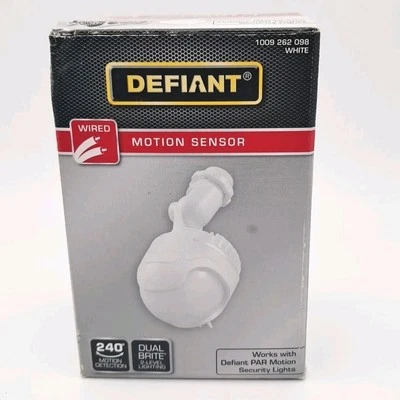 Defiant 240 Degree White Motion Wired Outdoor Dusk-to-Dawn Replacement Sensor - Image 1 of 2