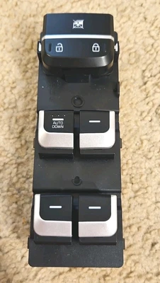 Interruptor de ventana eléctrica del lado del conductor delantero para Kia Rondo 2014 2015 2016 2,0 L 18 palas Foto 1 de 4