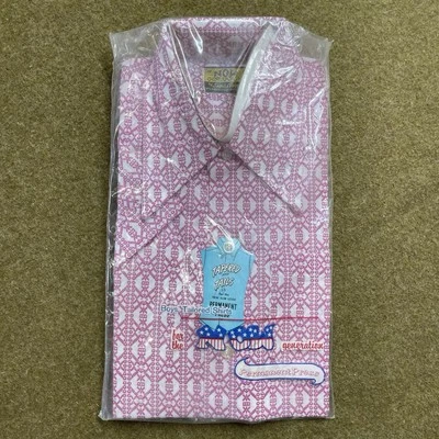 VTG 60s Sands Point Now Generation Boys Short Sleeve Button Down Shirt Sz 12 NOS - Image 1 of 4