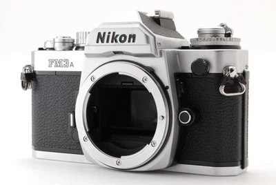 【MINT-】Nikon FM3A Silver 35mm SLR Film Camera Body - Image 1 of 4