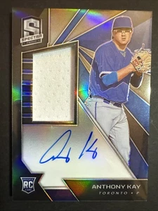 Anthony Kay 2020 Spectra RC RPA Rookie Patch Auto /199 - Blue Jays - Bild 1 von 4