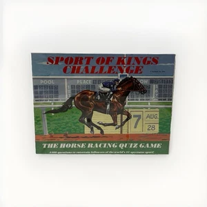 Sport of Kings Challenge Pferderennen Quiz Brettspiel 1986 Kuriakos versiegelt - Bild 1 von 5