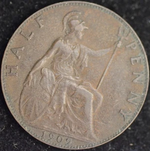 Großbritannien Half Penny 1909 - Bild 1 von 2