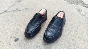 Made In Japan Regal Walker Loafer Shoe Black Vegan Leather US 8.5W Formal Casual - Picture 1 of 6