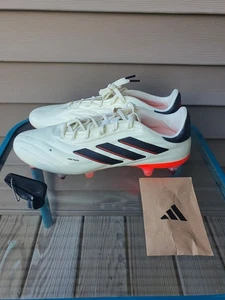 Botines de fútbol Adidas COPA PURE 2 ELITE SG Marfil/Negro IE4982 para hombre talla 10,5 nuevos - Imagen 1 de 8