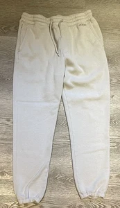 HOLLISTER GREY TRACK SUIT BOTTOMS. Relaxed Waist 34” Inside Leg 32” Worn Once. - Picture 1 of 5