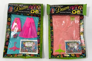 Traje Fashion For Dawn And Her Friends 1971 Glamour Jams 8124 sin abrir y extras - Imagen 1 de 14