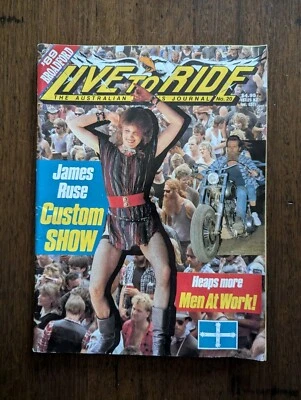 Vintage Live to Ride Magazine - #20. 1989. - Image 1 of 3