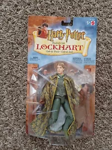 Harry Potter Dueling Club Mattel Action Figure Lockhart 2002 New on Card Stock - Picture 1 of 2