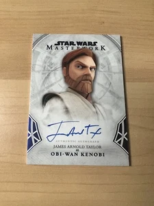 Topps Star Wars Masterwork James Arnold Taylor Obi-Wan Kenobi Auto #A-JAT /99 - Picture 1 of 2