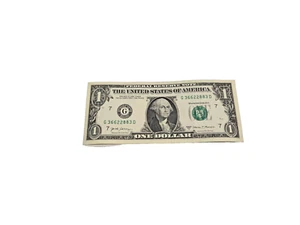 Circulated 2017 A Series $1 Dollar Note w/ 4 Pairs (Quads) G36622883 (G) Chicago - Picture 1 of 2