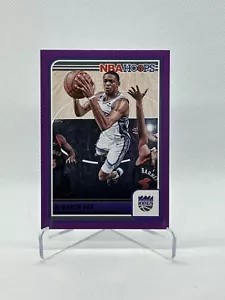2023-24 Panini NBA Hoops De'Aaron Fox Purple Sacramento Kings #174 - Bild 1 von 2