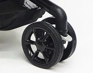 Quinny Moodd 3-Rad Vorderrad SCHWARZ 97660016 & 97660017 - Bild 1 von 2