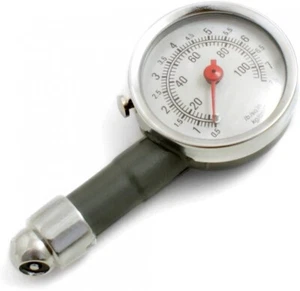 Tyre Pressure Gauge Universal Air Drehskalenmanometer Car Tyres - Picture 1 of 4