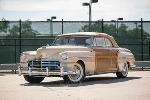Póster fotográfico Chrysler Retro 1949 Town High Res impresión decorativa de pared - Imagen 1 de 1