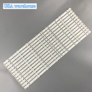 LED strips for Toshiba 49'' 49L621U 4708-K49WDR-A1212K11 4708-K49WDR-A1213K11 - Picture 1 of 4