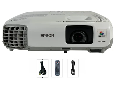 Epson PowerLite X27 3LCD Projector 2700 ANSI Contrast 10,000:1 6 Months Warranty - Image 1 of 4