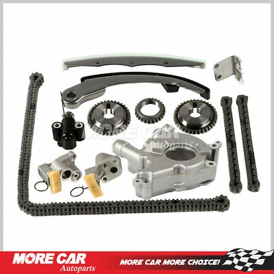 Timing Chain Kit w/ Oil Pump for 2004-08 Nissan Maxima 03-06 Altima 04-09 Quest - Image 1 of 4