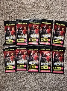2020 Panini Fortnite Series 2, Value Pack 20 Cards +2 Rares - SEALED - LOT OF 10 - Picture 1 of 2