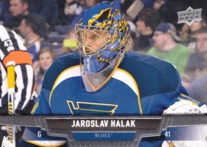 JAROSLAV HALAK, ST. LOUIS BLUES, RARE 2013-14 NHL U/D SERIES 1 CARD. - Picture 1 of 2