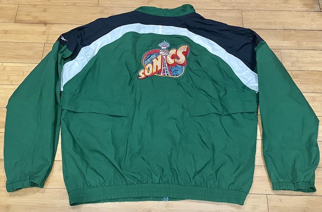 Vintage Seattle Super Sonics NBA Starter Jacket Rare Bomber Size XL