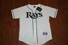 Tampa Bay Rays White Home Jersey W/Tag. Size M(Adult)