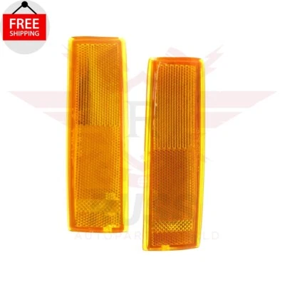 New Front Side Marker Lamp Left & Right Set 2pc For 1991-1994 Oldsmobile Bravada - Image 1 of 4