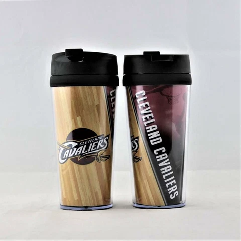 Cleveland Cavaliers NBA Licensed Acrylic Tumbler Coffee Mug w/wrap Insert Cover