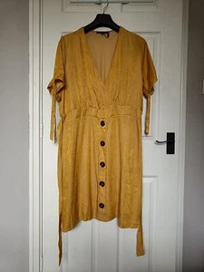 Koko Kleid Orche/Gelb Größe 20 Neu mit Etikett - Bild 1 von 3