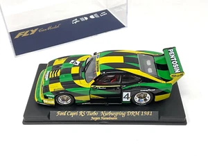 Fly Ford Capri RS Turbo Nurburgring DRM 1981 #4 Slot Car w/Lights 1/32 Scale New - Picture 1 of 8