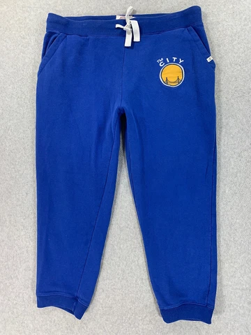 Golden State Warriors "47 Basketball Warmup Sweatpants (Men's XL) Blue Cover