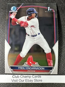 2023 #BCP-117 Freili Encarnacion Bowman Chrome Prospect Baseball 1st Red Sox - Picture 1 of 2