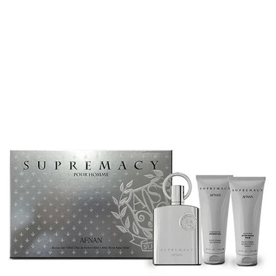 Juego de regalo fragancias Afnan Supremacy plateado para hombre 6290171073178 Foto 1 de 2