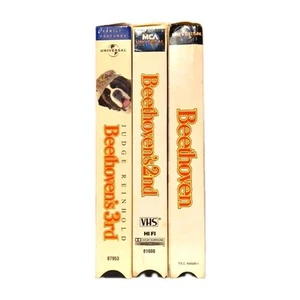 Beethoven 1,2, and 3 VHS Family Comedy Charles Grodin - Picture 1 of 11