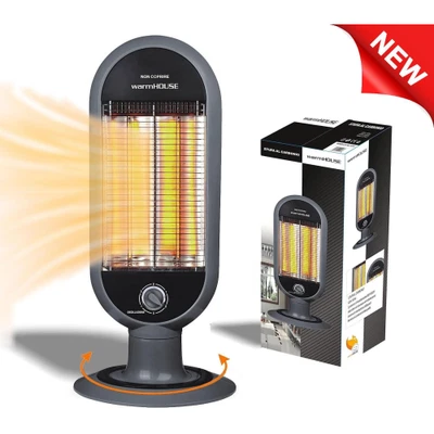 Stufa Elettrica Basso Consumo al Carbonio Riscaldatore MAX 1000W Oscillante 70Cm - Immagine 1 di 4