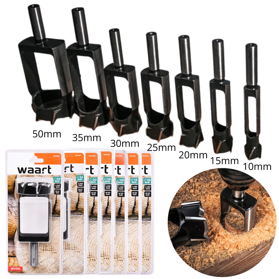 Zapfenbohrer Zapfenschneider Forstnerbohrer Scheibenschneider 10-50mm - Bild 1 von 1