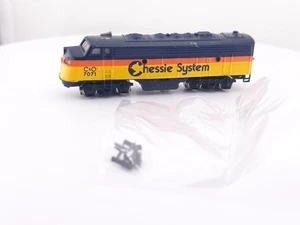 *READ* Bachmann N Scale Chessie System C&O 7071 EMD F9 Diesel Locomotive #2 - Picture 1 of 17
