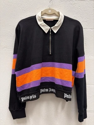 Palms Angels Rugby Polo Cropped Large EUC 1112-05 - Image 1 of 4