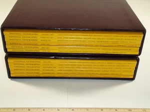 National Geographic Magazine - Lot of 12 - 2001 Slip Cover Case Holder Included - Picture 1 of 12