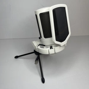 Micrófono RGB de escritorio USB FIFINE AmpliGame para transmisión, podcasts y juegos blanco - Imagen 1 de 7