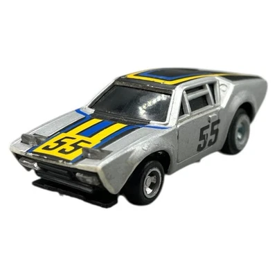 TCR Rennwagen Rennbahn Total Control Racing Slotcar Grau 55 Vintage Spielzeug - Bild 1 von 4