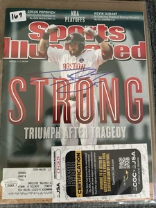 Jonny Gomes Signed 2013 Sports Illustrated “Boston Strong” Cover JSA COA Red Sox - Picture 1 of 1