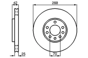 NEW SAAB 9-3 CABRIOLET 9-5 ESTATE 97> FRONT BRAKE DISCS 32025723 4566840 DSK940 - Picture 1 of 1