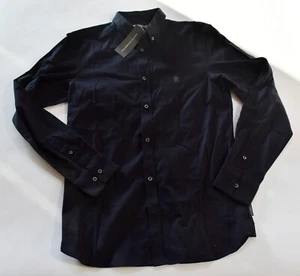 French Connection Casual Button Up Shirt Men's Size Small - Navy Blue - New - Picture 1 of 4