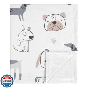 Süße Jojo Designs Hund Junge Mädchen Unisex/geschlechtsneutral weiche Babydecke Recei - Bild 1 von 5